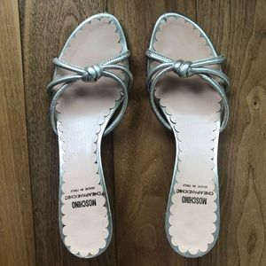 Moschino leather mule